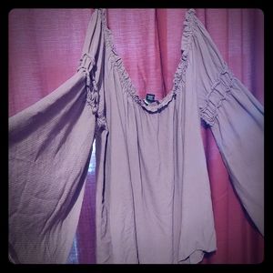 Forever21 Muave/purple-ish off the shoulder top